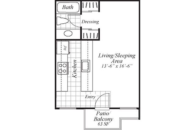 Studio - Turnleaf Apartments