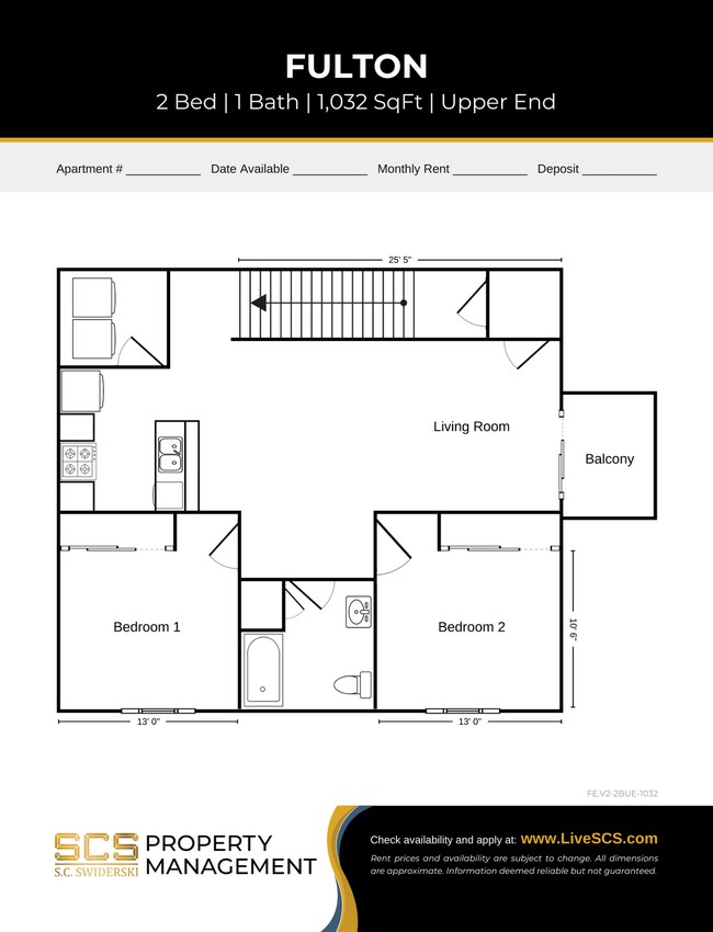 Floorplan - SCS Chilton Apartment Community