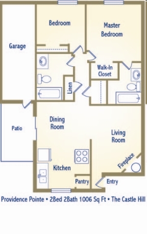 2BR/2BA - Providence Pointe