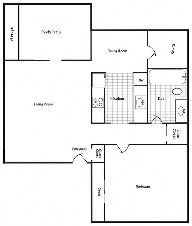 Floorplan - Royal Oaks Apartments