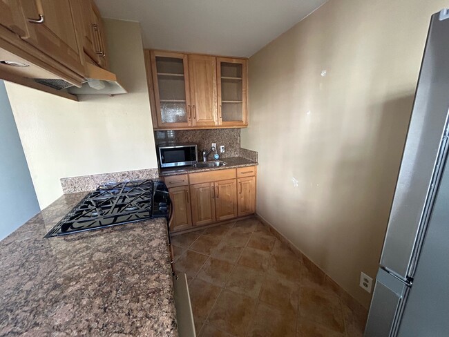 kitchen and refrigerator - 1611 Monterey Blvd