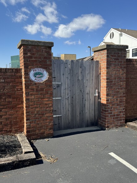 Pool locked entrance - 7752 Montgomery Rd