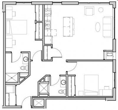 2BR/2BA - Yugo Minneapolis 412 Lofts