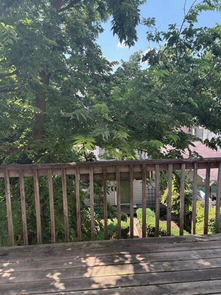 Deck off of kitchen - 1821 W Henderson St