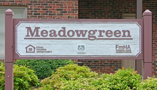 Sign - Meadowgreen Apartments