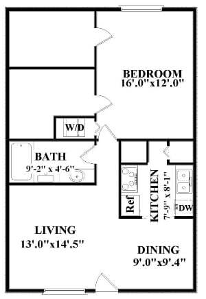 OTA 1-1, 900 sqft - Ole Towne