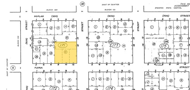 Plat Map - Claremont Manor Apartments