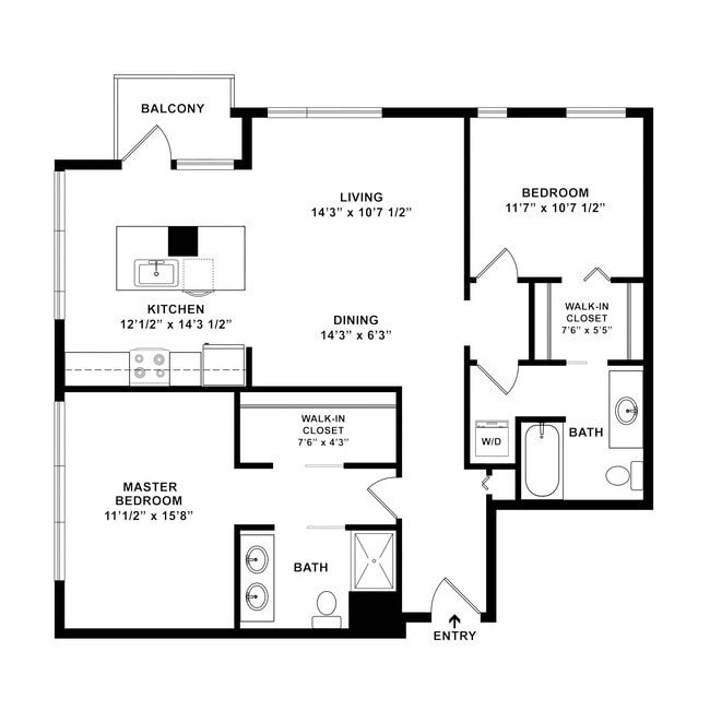 Floorplan - Heartline Apartments