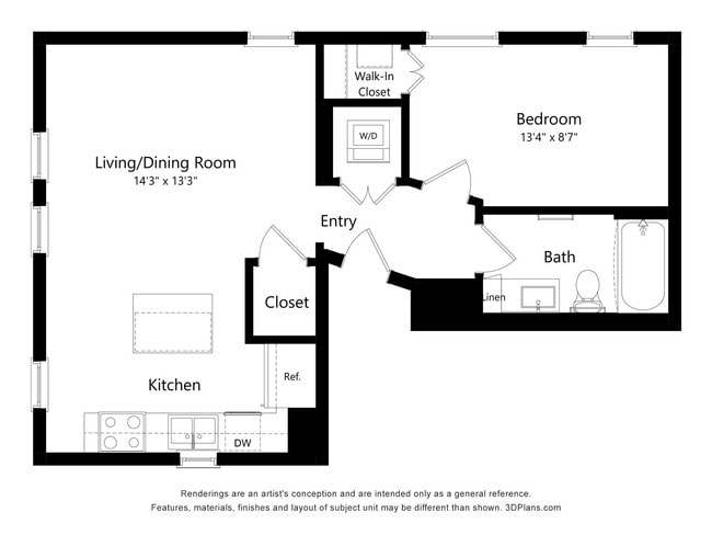 Floorplan - Upper Post Flats
