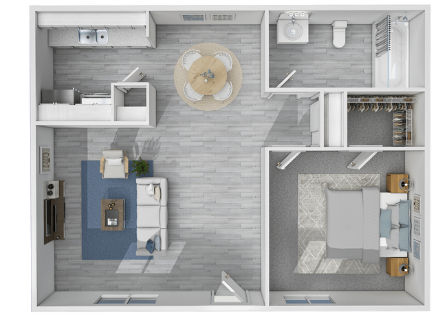 Floorplan - The Mirage Apartments