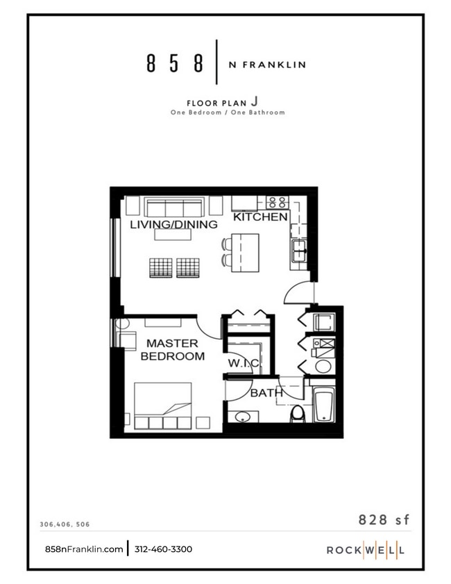 Floorplan - 858 N Franklin