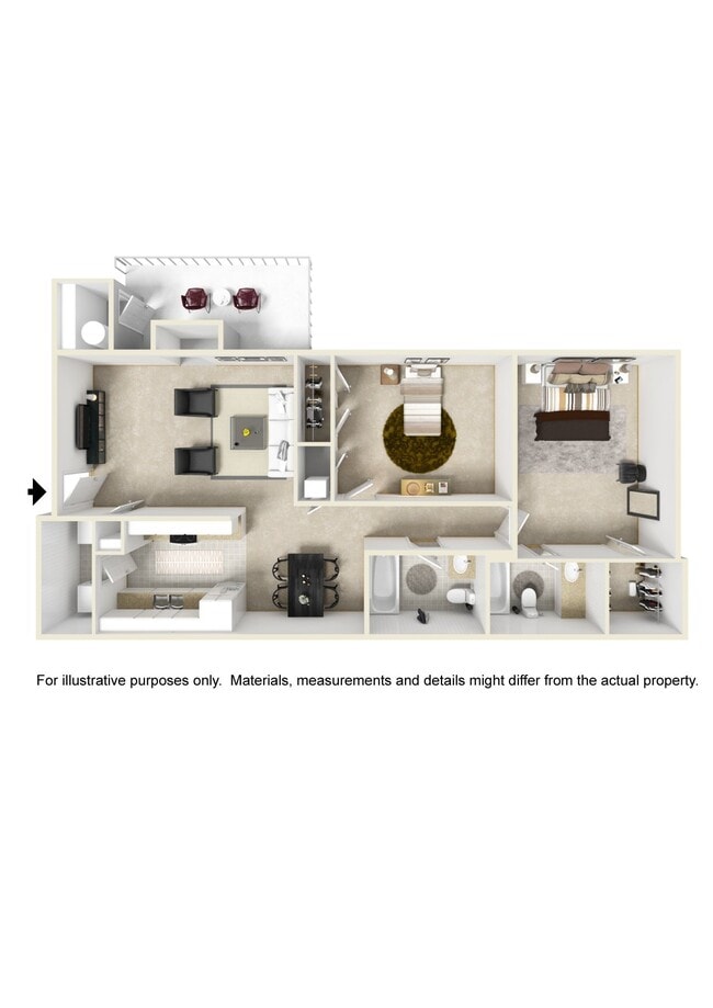 Floorplan - Laurelwood Apartment Homes