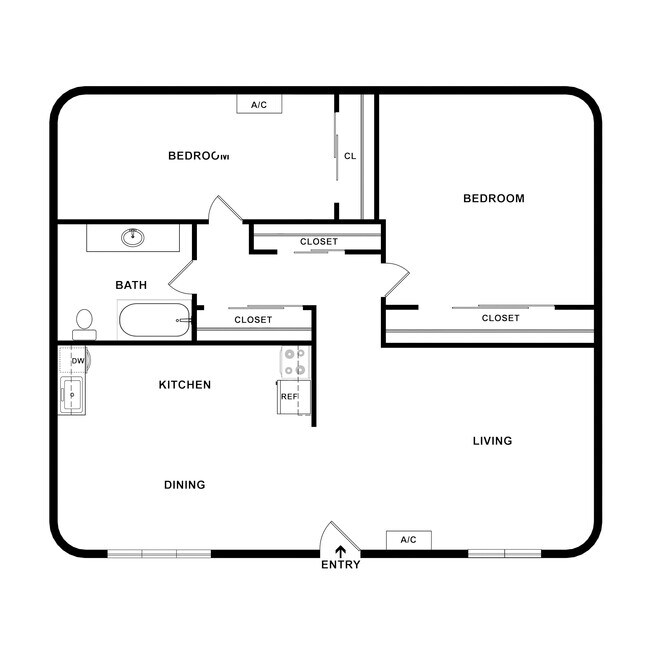 Floorplan - Glade Apartments