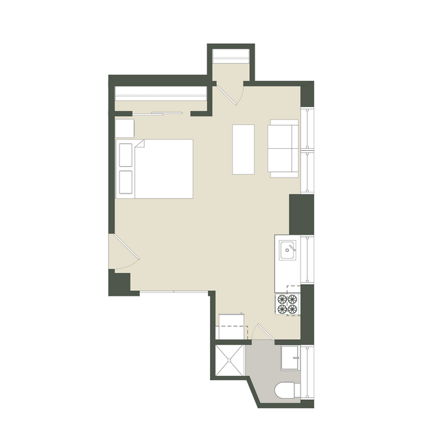 Floorplan - 420 W. Melrose St.