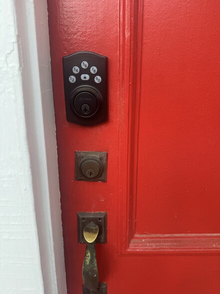 Keypad front entry - 1333 Castlewood Ave