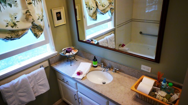 Full bath w/tub shower combo, storage - 817 6th St