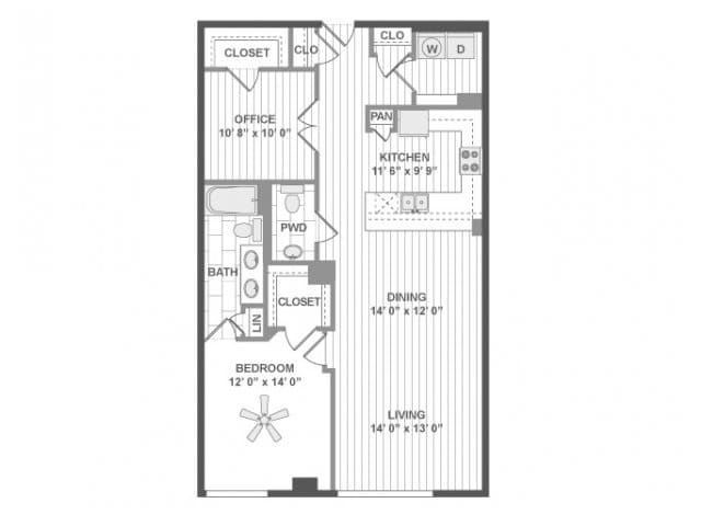 Floorplan - AMLI Evanston