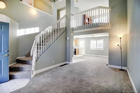 Entry Living/Dining Room before flooring updates - 23106 Blackwolf Way
