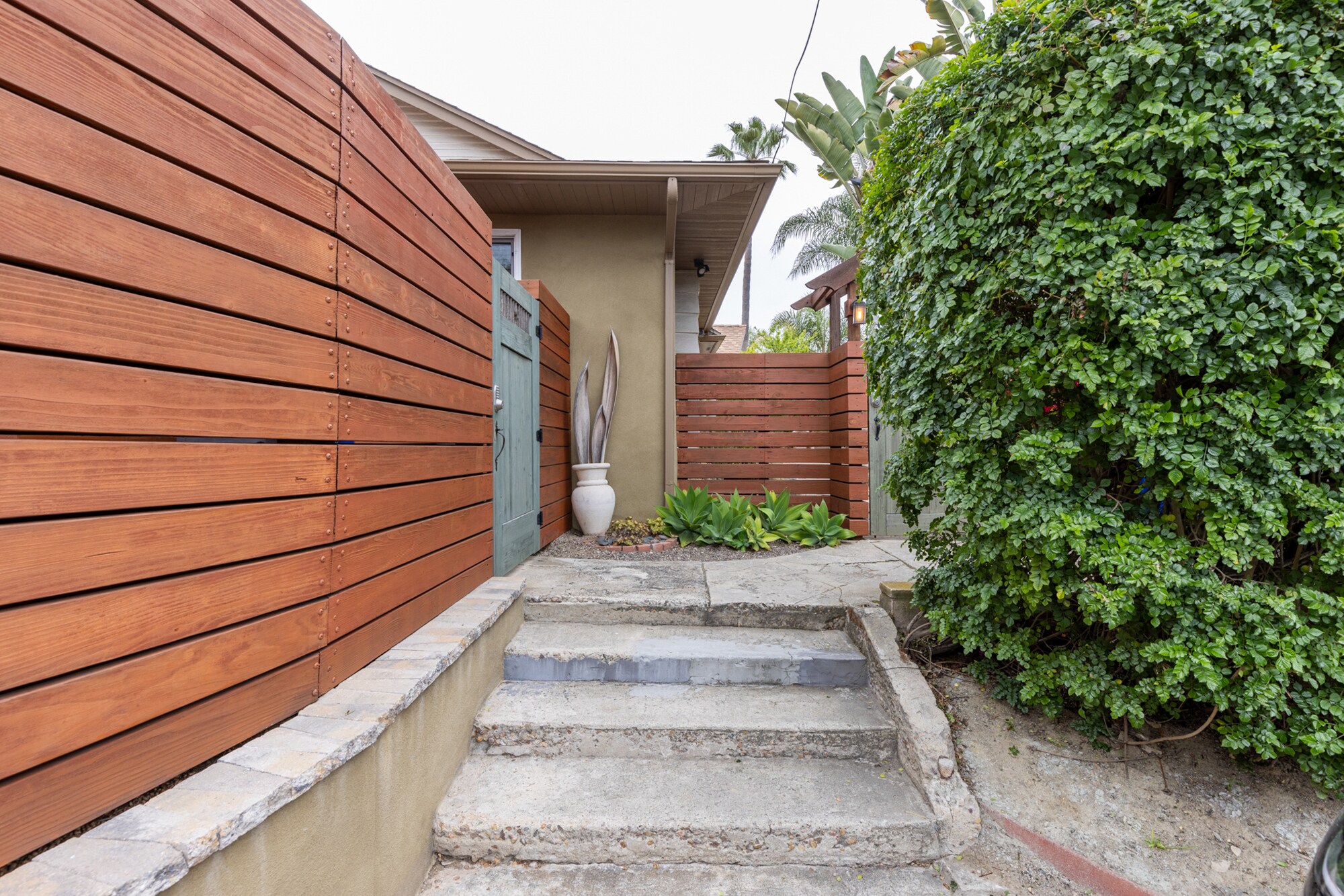 Gated entrance to courtyard - 805 Regal Rd