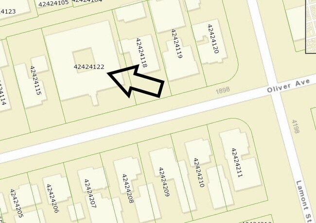 Site Map - 1846 Oliver Ave