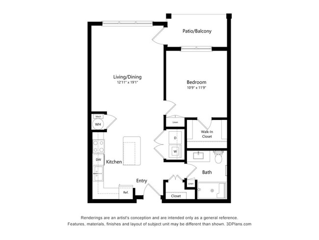 Floorplan - Grayson Ridge 55+ Apartments