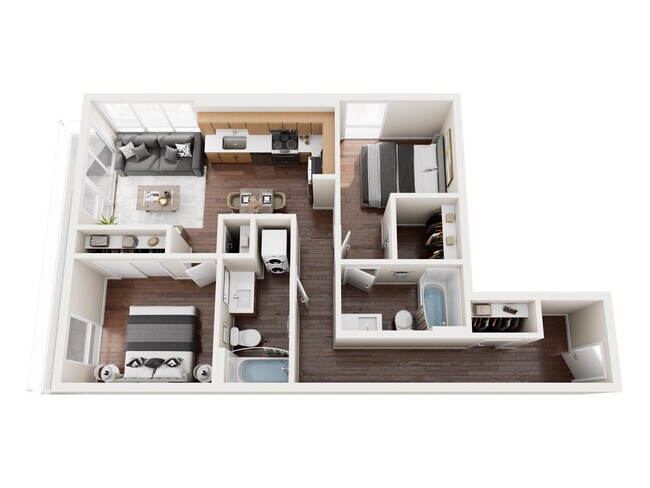 D1 floor plan Elara at the Market - Elara at the Market