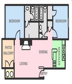 2BR/2BA - Whisper Hollow