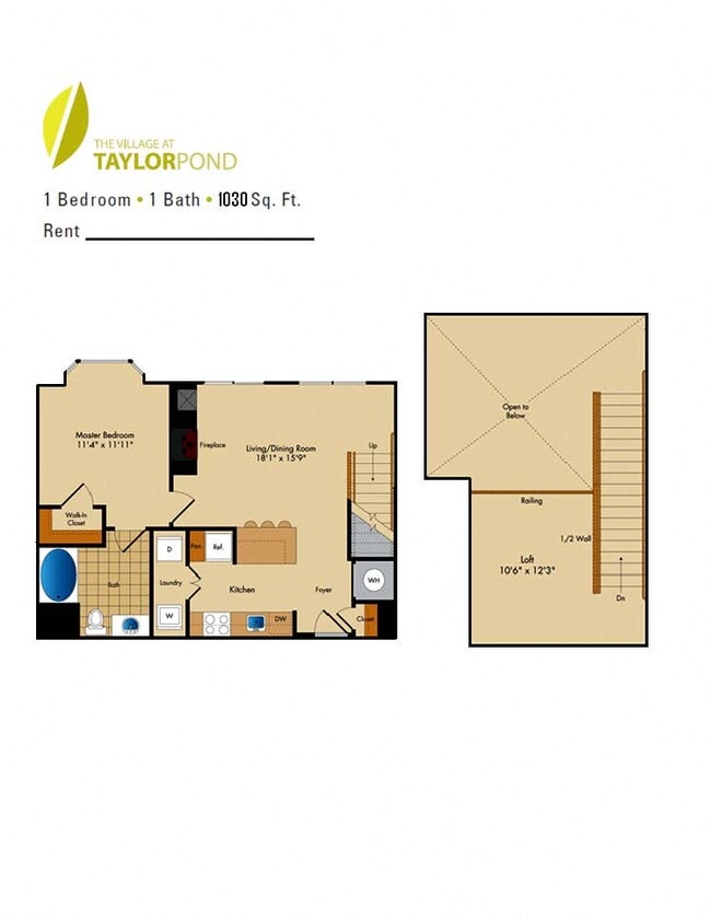 Floorplan - The Village at Taylor Pond