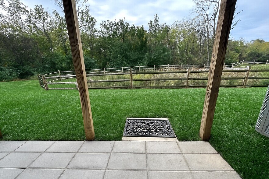 Private Rear Yard with Brand New Paver Patio - 138 Livingston Ln