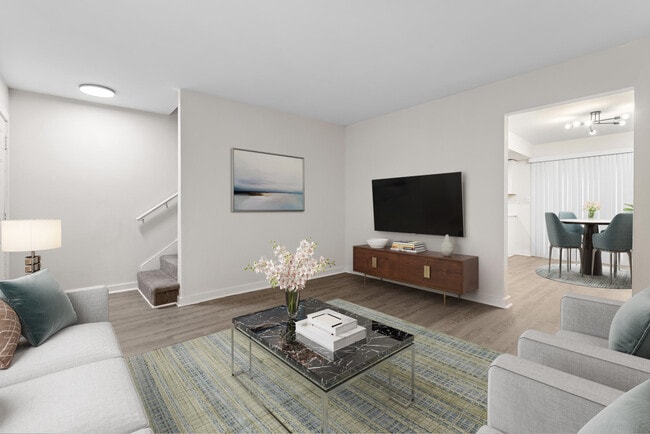 Living Room - Cobbs Creek Apartments