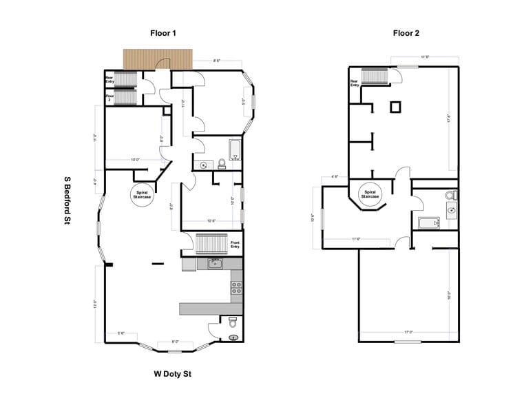 Floor Plan - 554 W Doty St