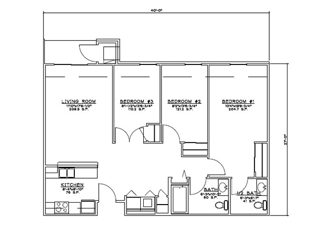 3BR/1.5BA - Providence Greene I