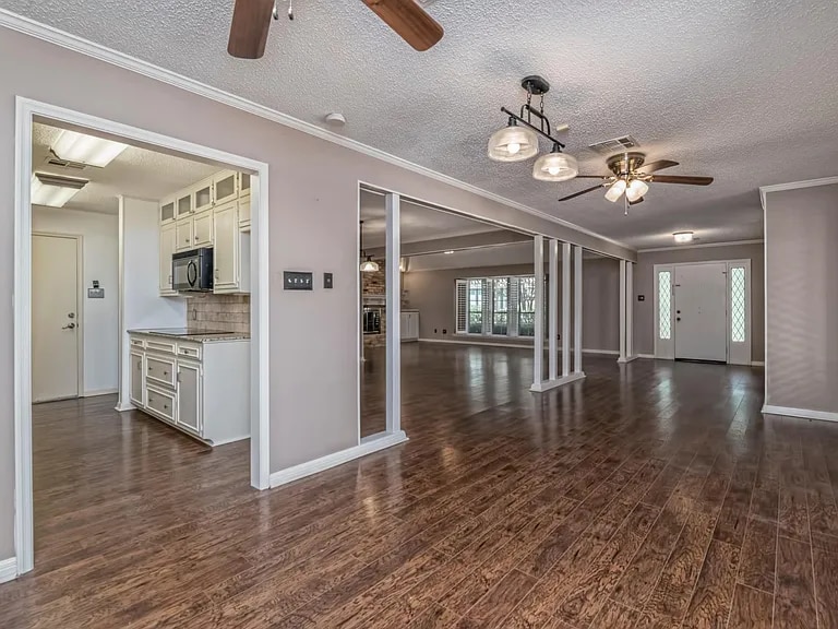 open living area and kitchen - 3708 Windmill Hill St
