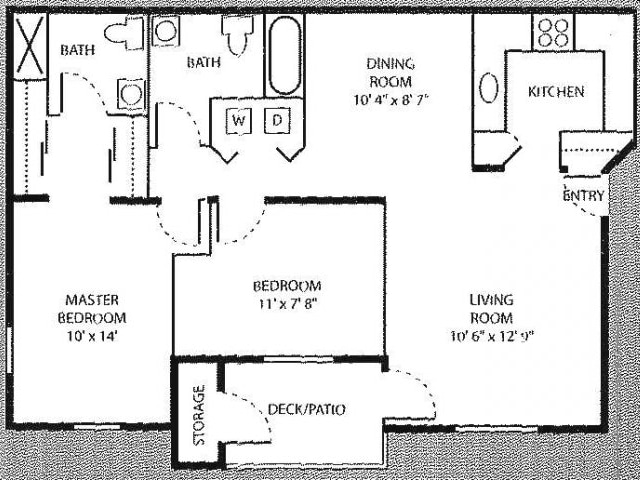 2BR/2BA - Stone Ridge Apartments