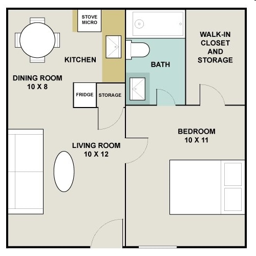 1BR/1BA - Heritage Park Montclair Senior Apartments