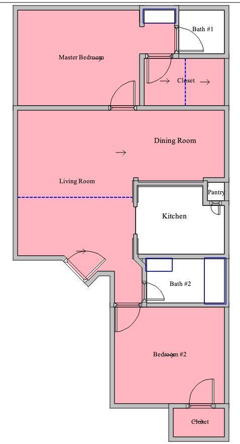 Floor Plan - 500 E Denton Dr