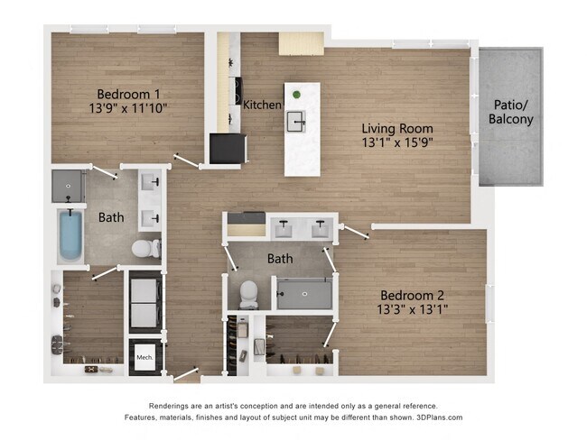 Floorplan - Tempo at White Oak