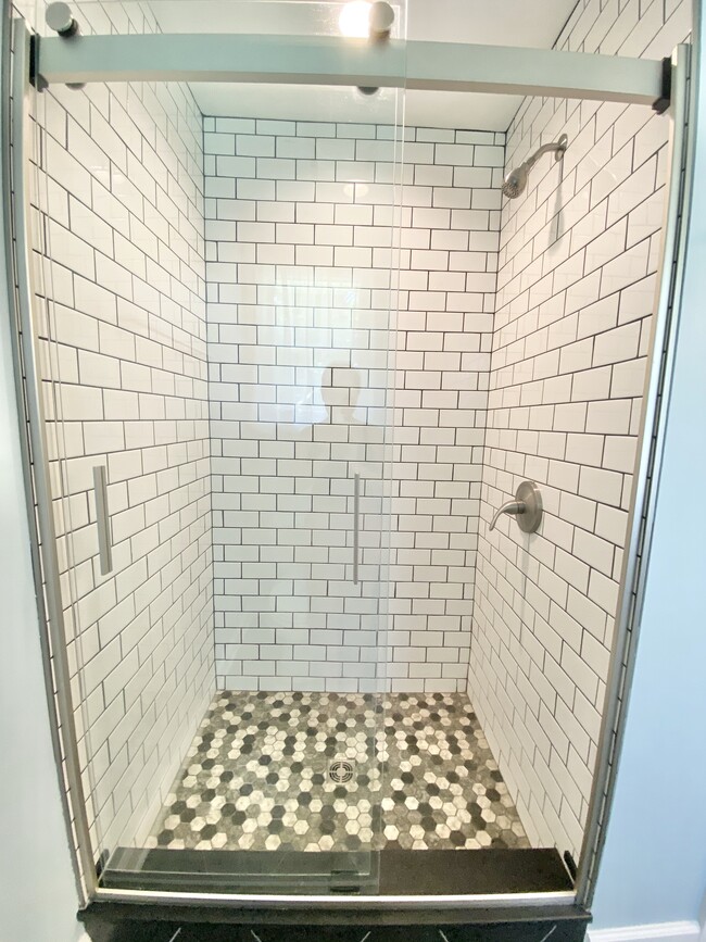 shower in master - 718 Harding Pl