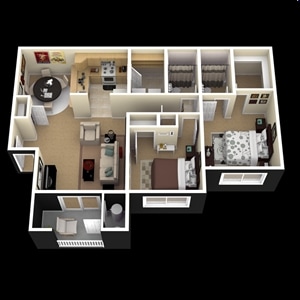 2BR/2BA - The Crossings at Chapel Hill