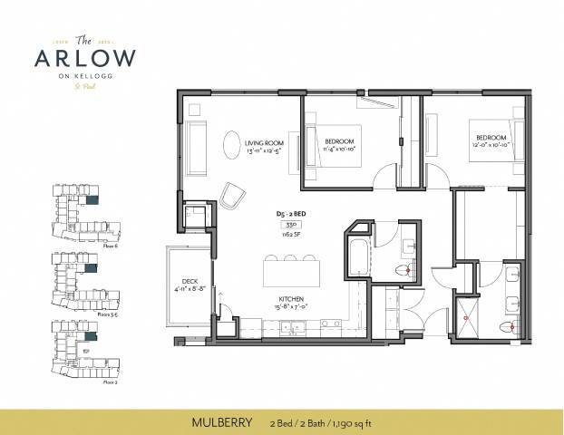 Floorplan - The Arlow on Kellogg