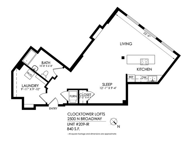 Floorplan - Clocktower Lofts