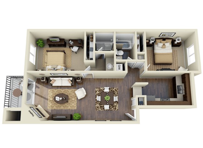 Floorplan - Terra House Apartments