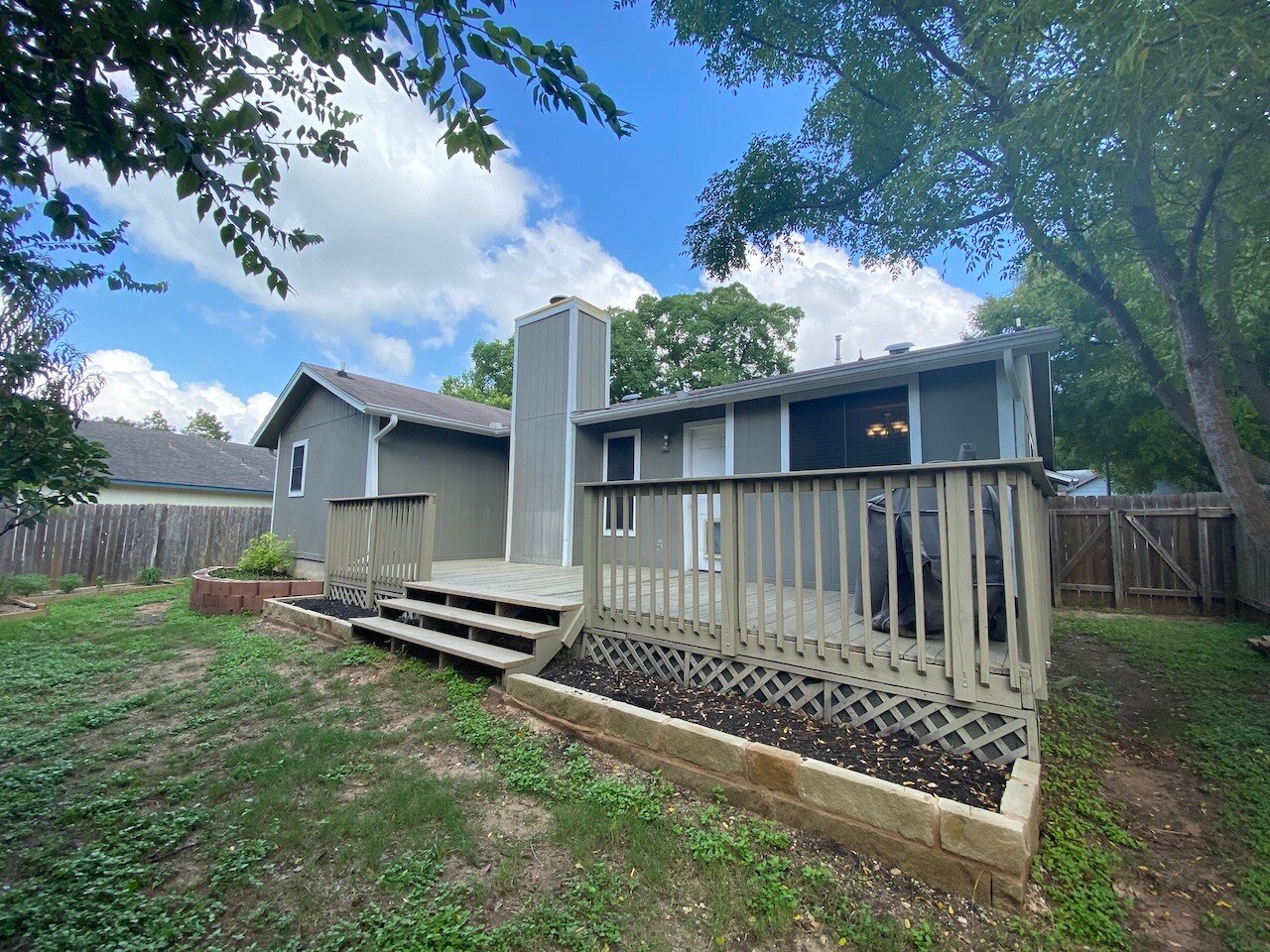 Backyard - 9802 Briar Ridge Dr