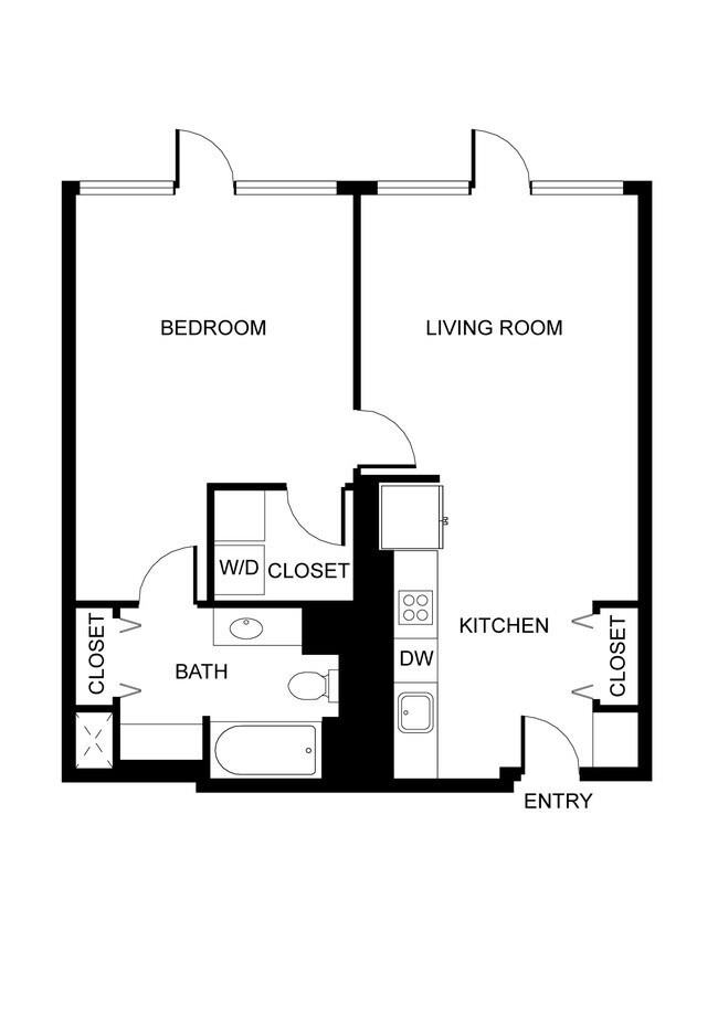 Floorplan - West 7th Apartments