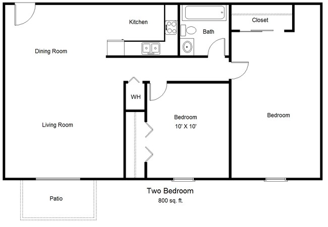 Floorplan - Southwinds Apartments