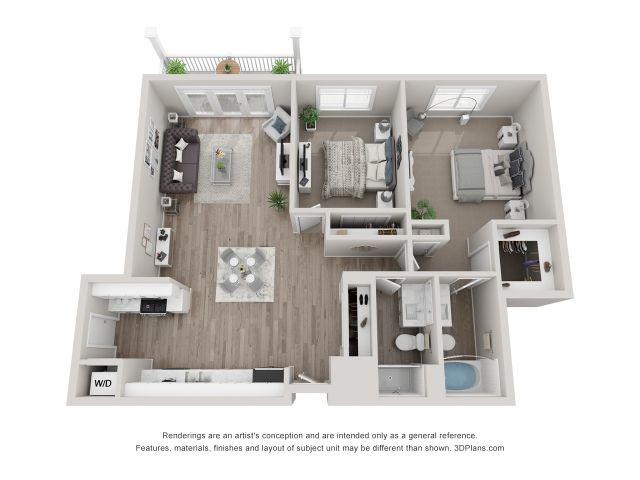 Floorplan - Valley Lo Towers II Apartments