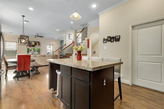 Second Floor Kitchen Space (Wine Fridge Included but not Depicted) - 921 W 24th St