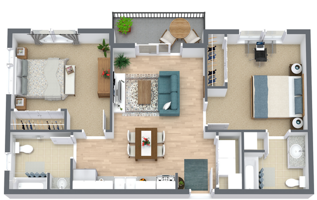 Floorplan - The Falls on 24th