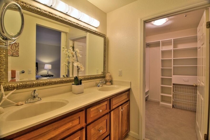 Master walk-in closet. - 203 Bean Creek Road
