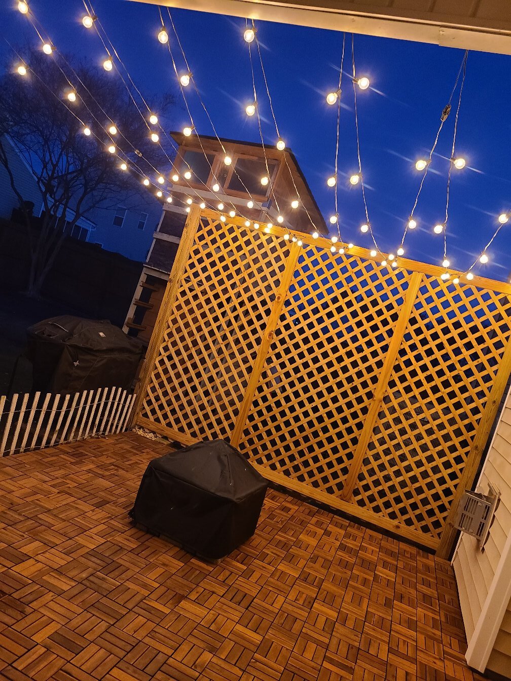 Back patio area - 204 Silk Oak Dr